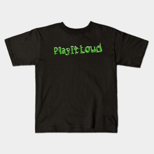 Nintendo "Play It Loud" Green Logo Kids T-Shirt